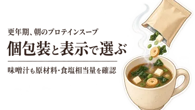 【人気ランキング】楽天でレビュー数の多いプロテイン入りスープと減塩フリーズドライ味噌汁を比較｜個包装・原材料・一食分の手軽さで選ぶ