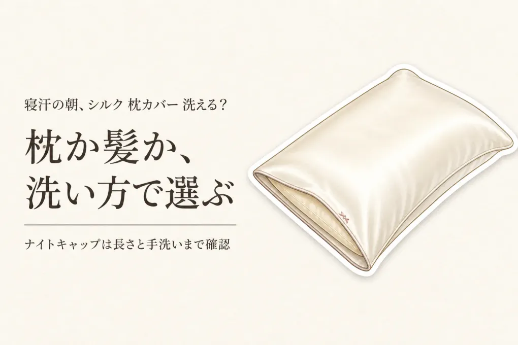 【人気ランキング】シルク枕カバー 洗える商品とシルク ナイトキャップ レディースを比較｜手洗い・洗濯機で選ぶ